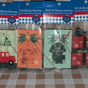 Bath & Body Works Festive Hanging Car Fragrance Bundle - New